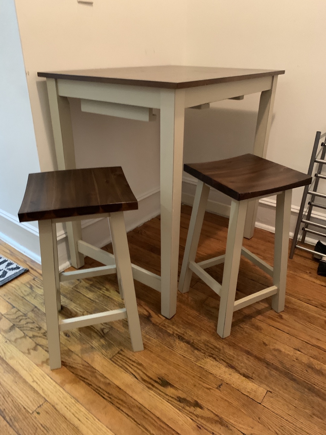 Bar set (table + 2 stools) - photo 3