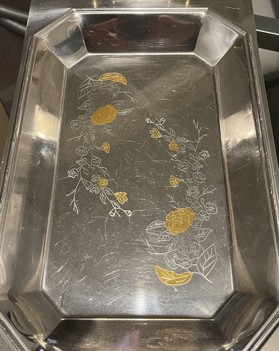 Vintage Freddi F.B.G. Serving platters plated with gold 🎁 image indicator(6)