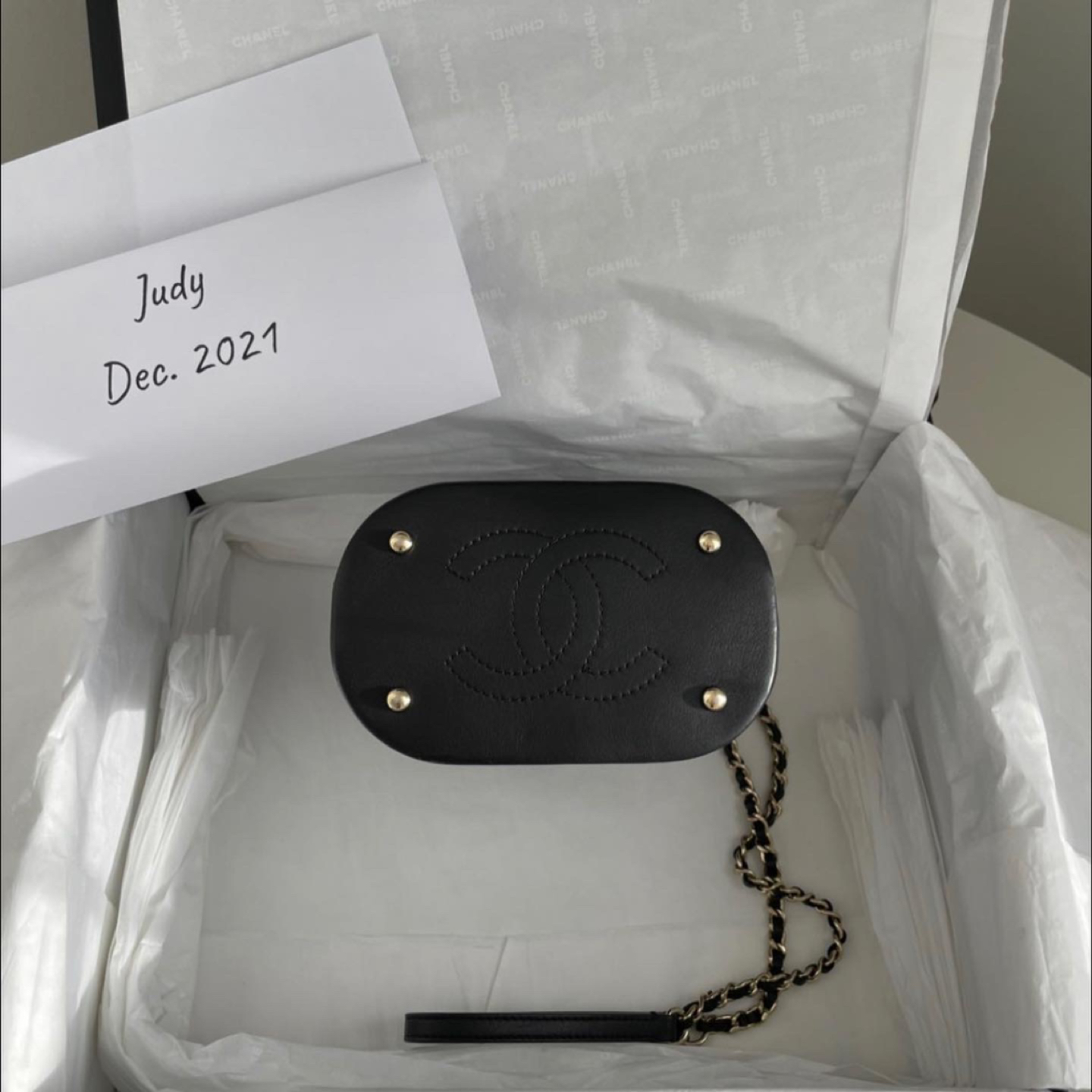 Authentic CHANEL mini bucket bag - photo 3