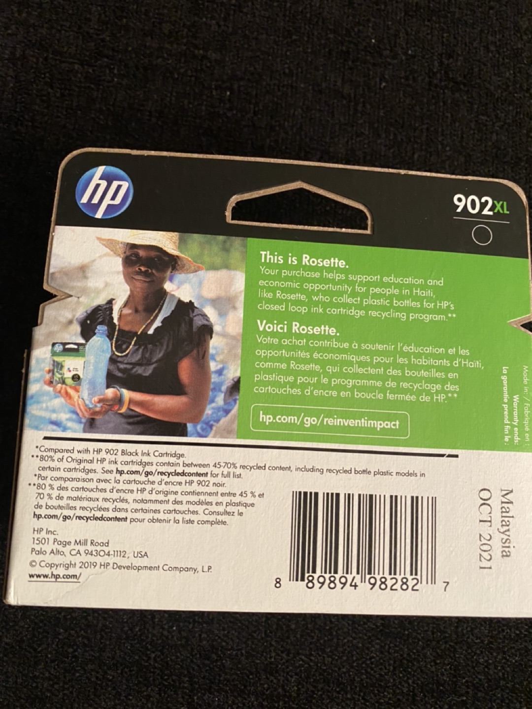 Original HP 902XL Black Ink - photo 2