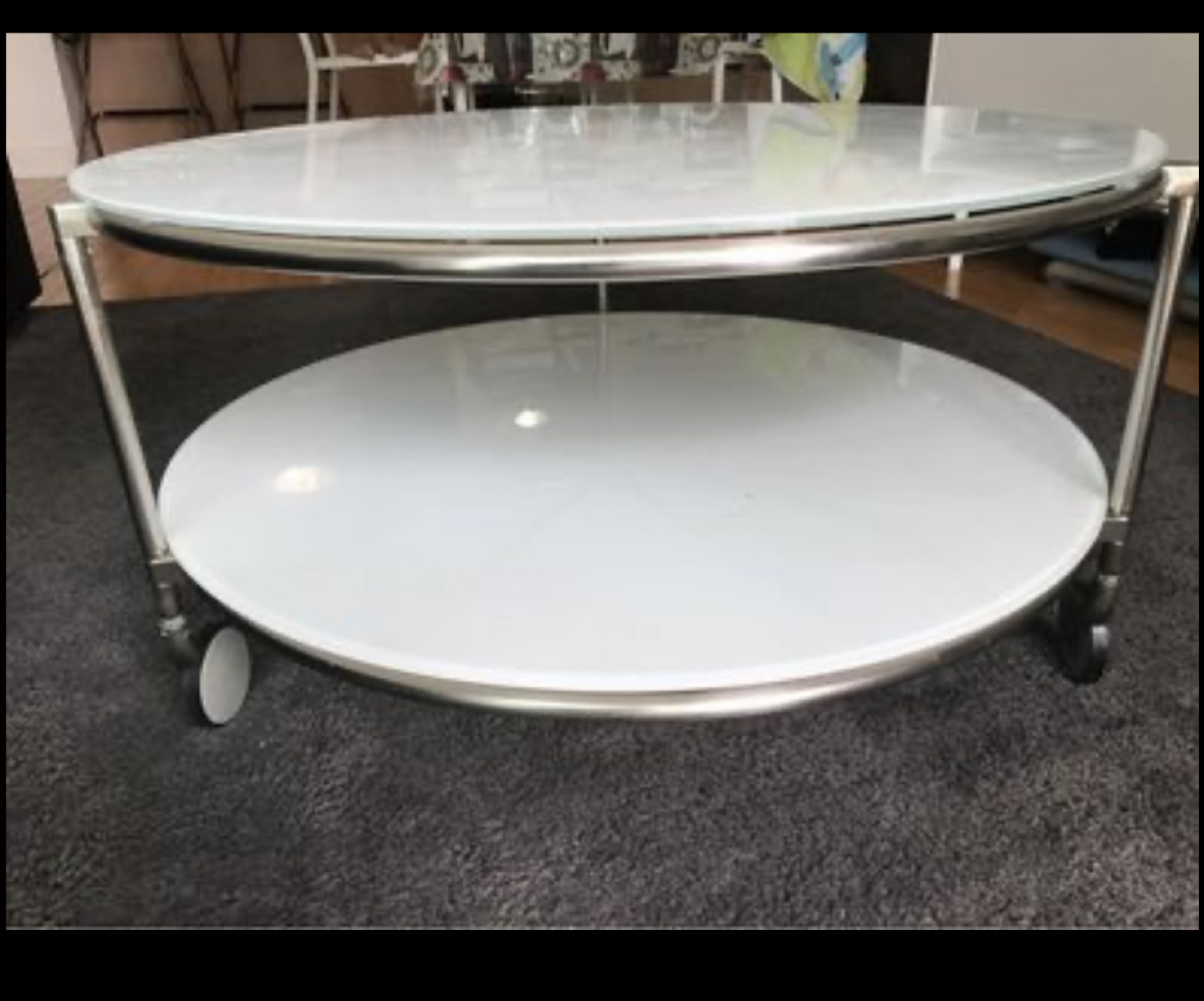Coffee table with wheels - photo 2