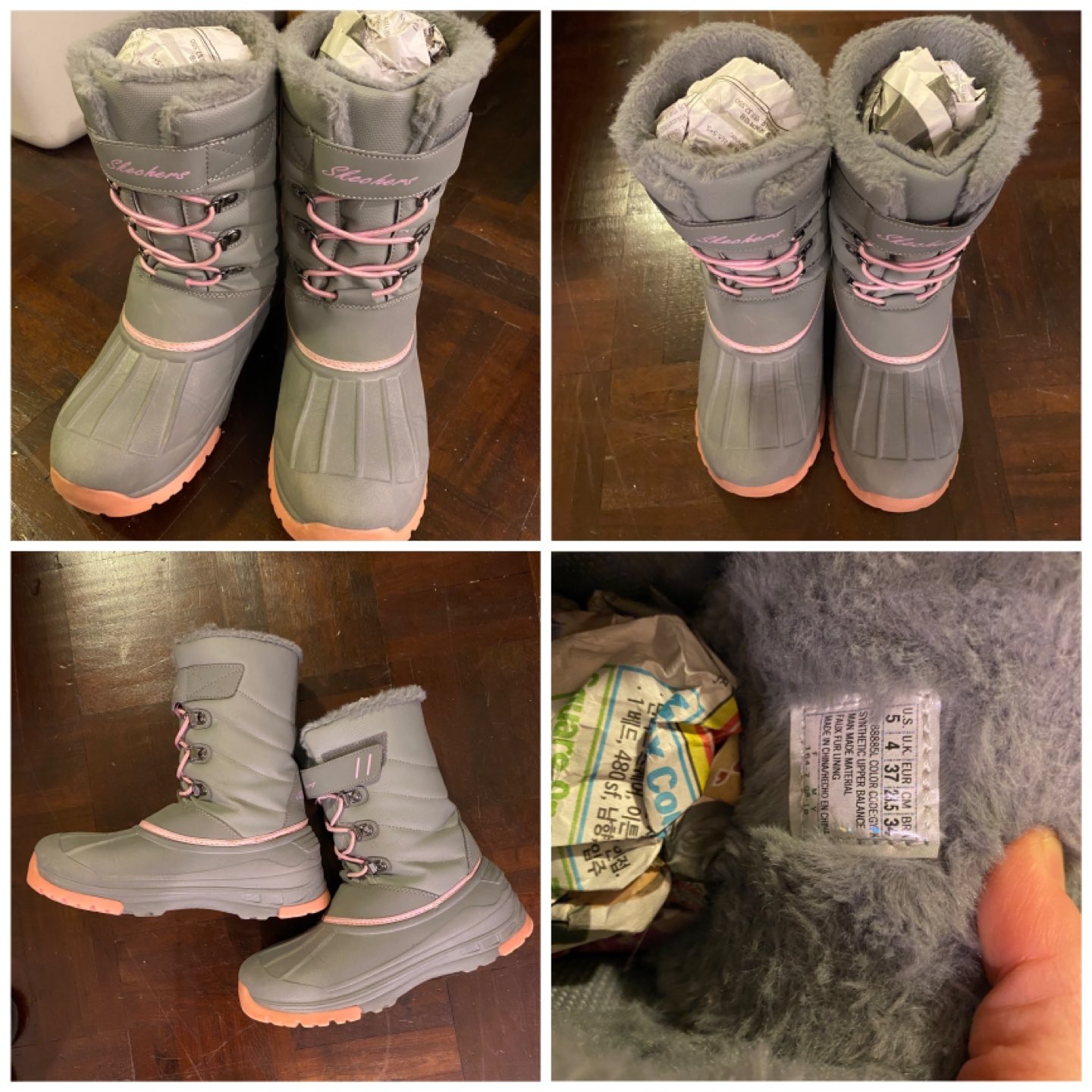 Girls winter boots size US5 thumbnail