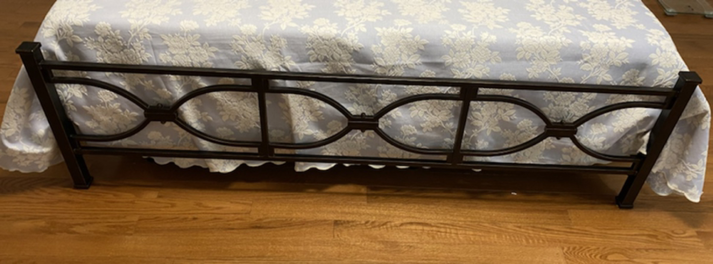 Extended King size bronze colour bed frame - photo 3