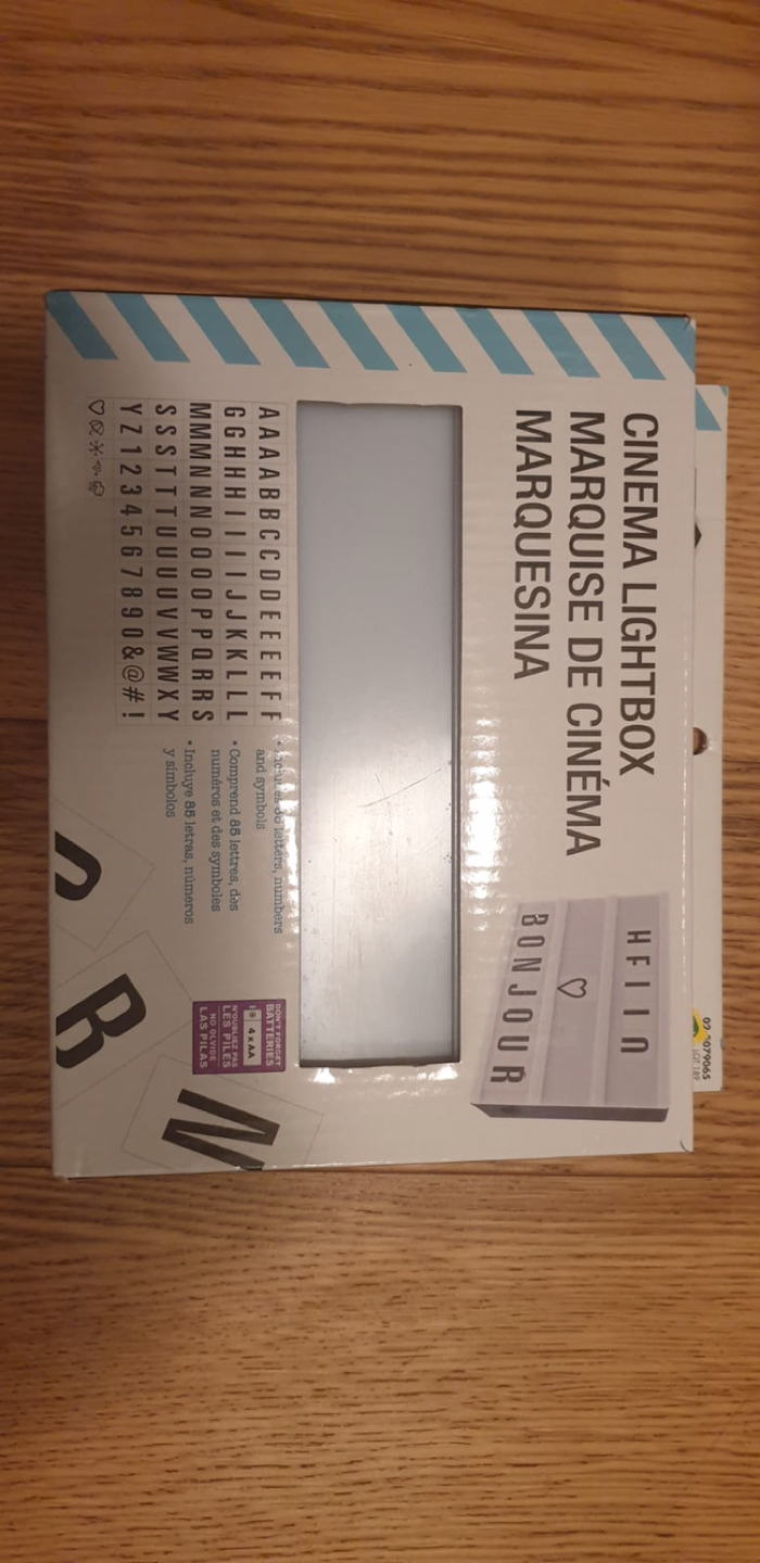 Cinema light box #freecycle thumbnail