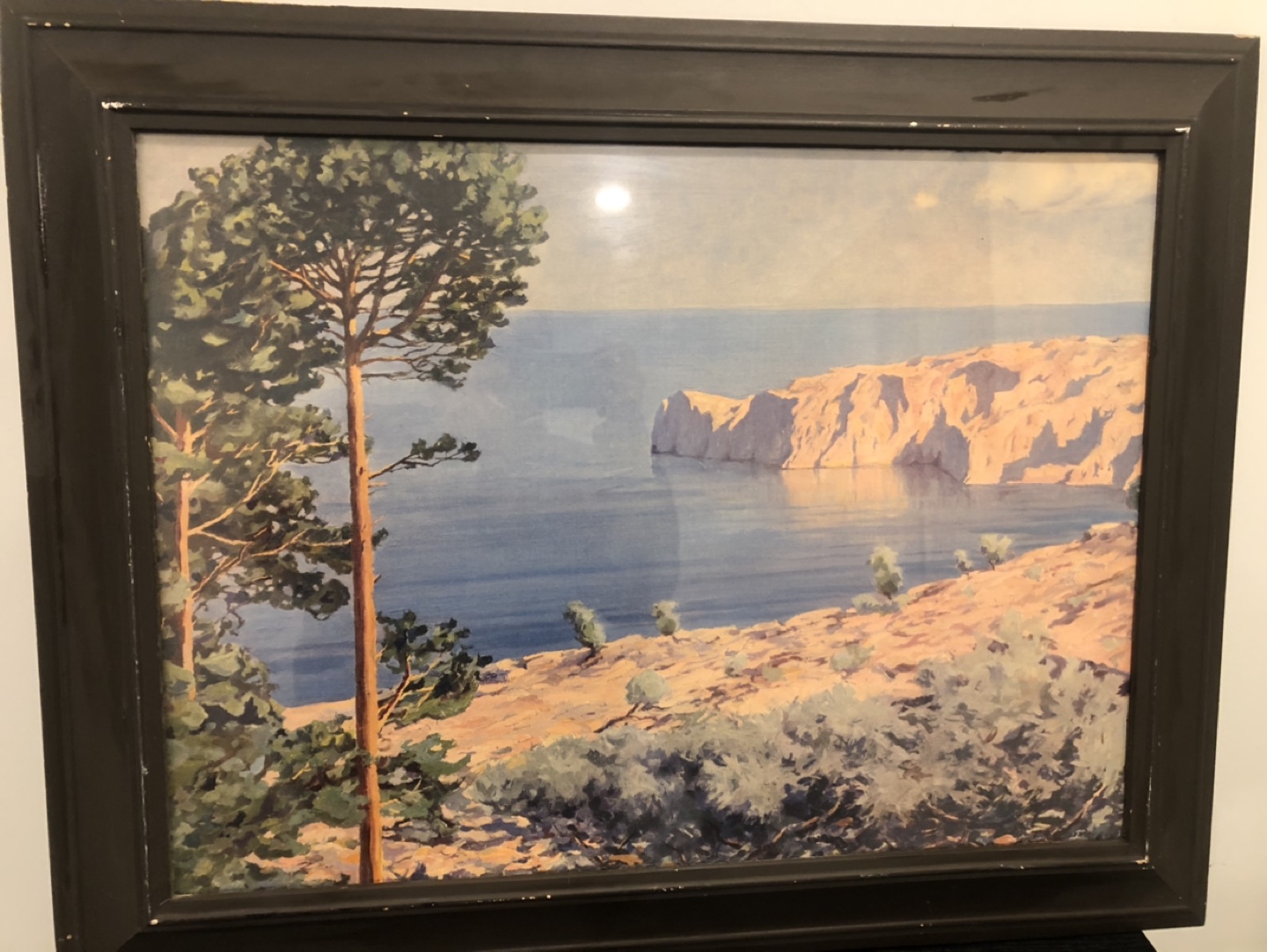 Framed Painting and Paris Poster