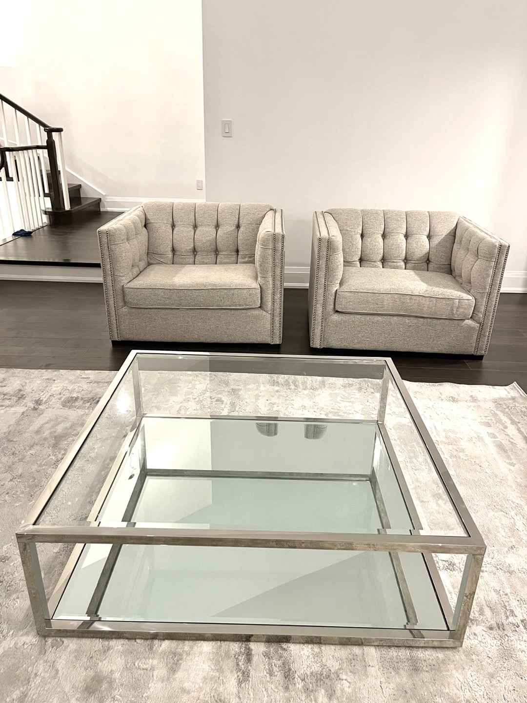 Zilli arm chair, it can also fit 2 people, selling both for $800