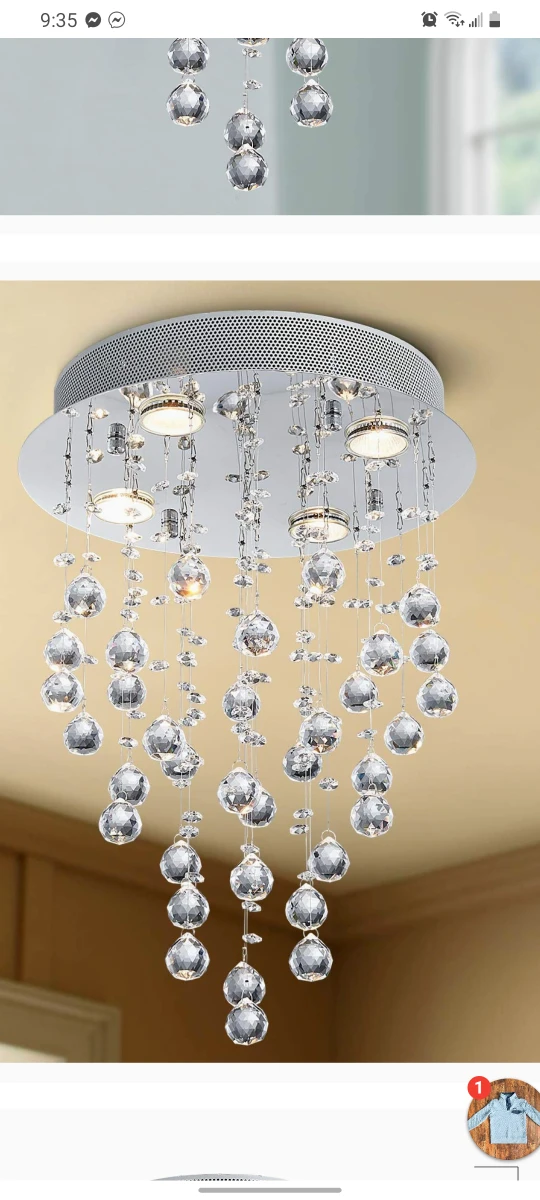 rain drop chandelier thumbnail