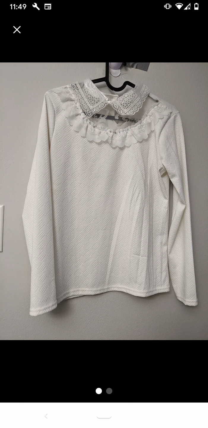white shirt blouse from Asian market
