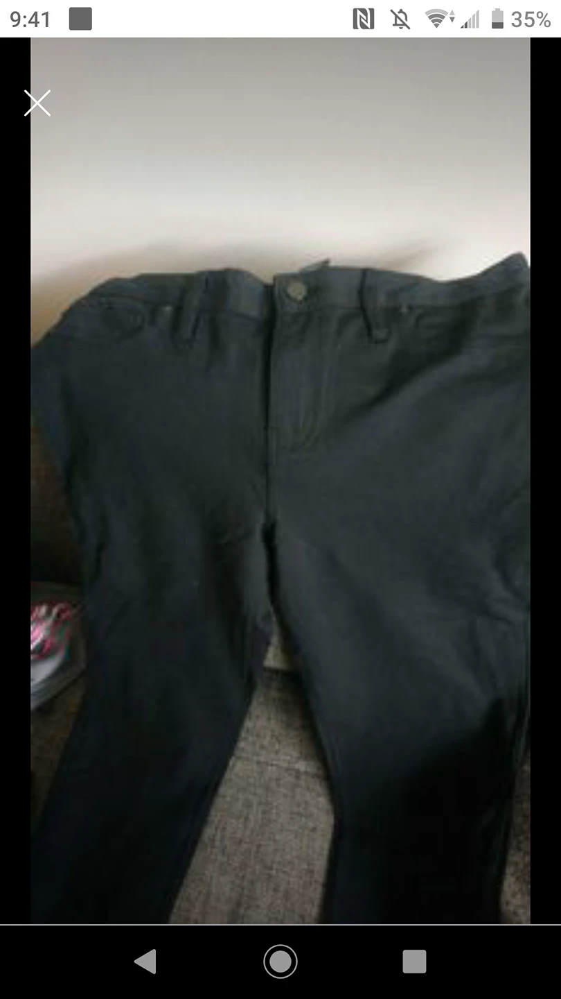 women new black Calvin Klein leggings size 12 thumbnail