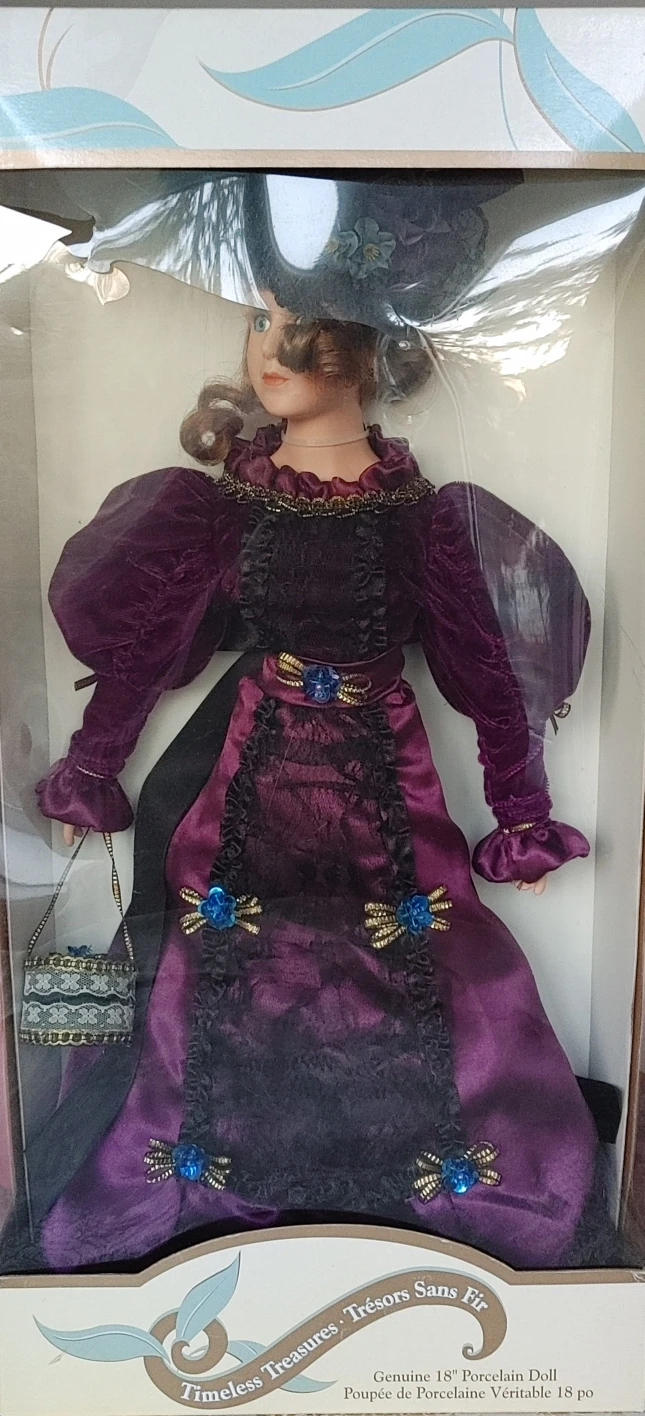 18" Porcelain Doll unopened thumbnail