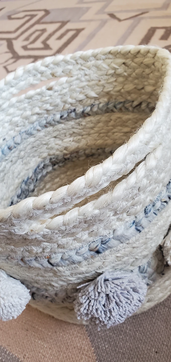 boho pompom basket - photo 3