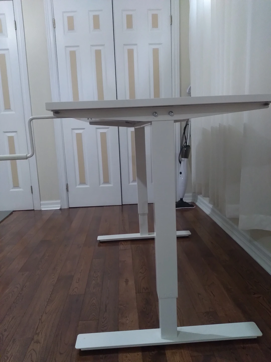 SKARSTA Desk sit/stand, white63x31 1/2 " (160x80 cm) image indicator(3)