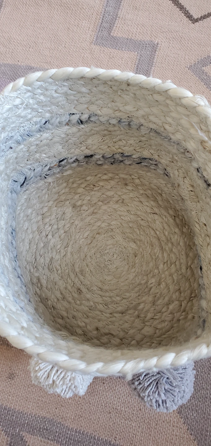 boho pompom basket - photo 2