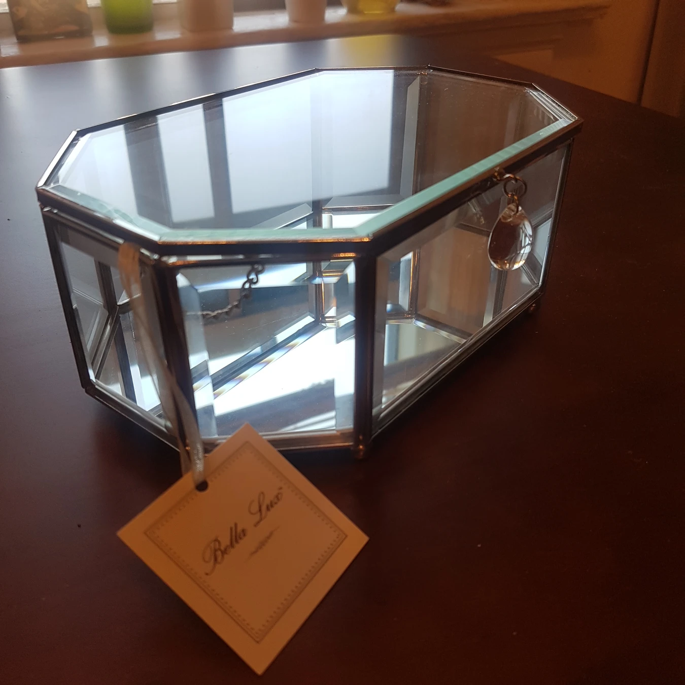 Bella Lux Mirrored Jewellery Box - Brand  new w/ tag - photo 2