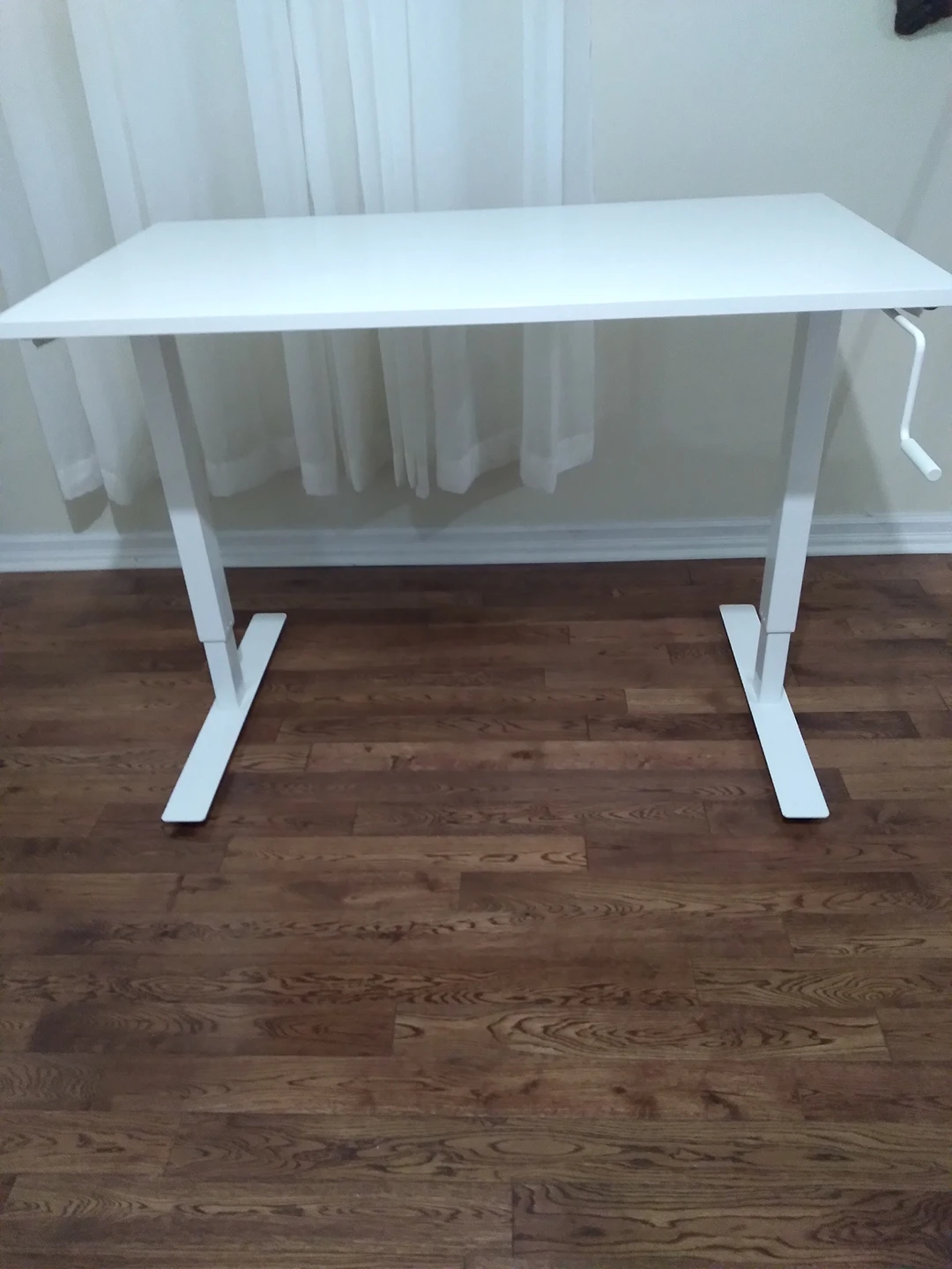 SKARSTA Desk sit/stand, white63x31 1/2 " (160x80 cm) image indicator(4)