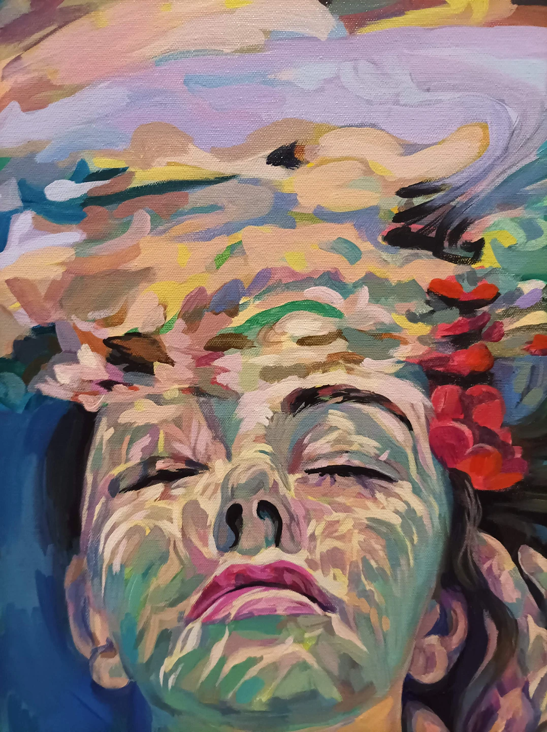 original oil painting 26" by 36" image indicator(7)