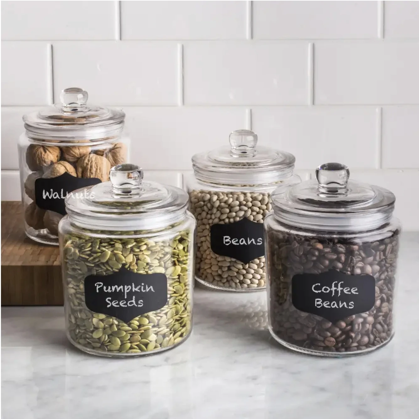 airtight glass jars