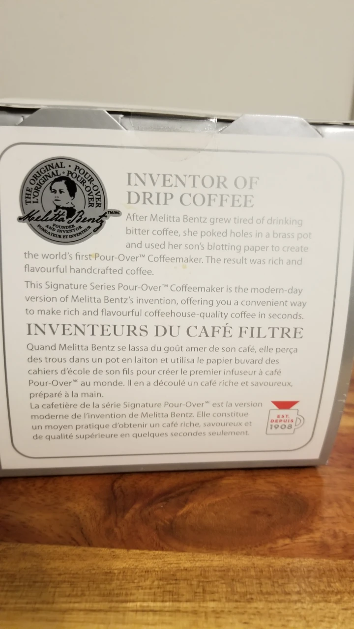 Brand new -Melitta pour over coffee maker 새것 - photo 4