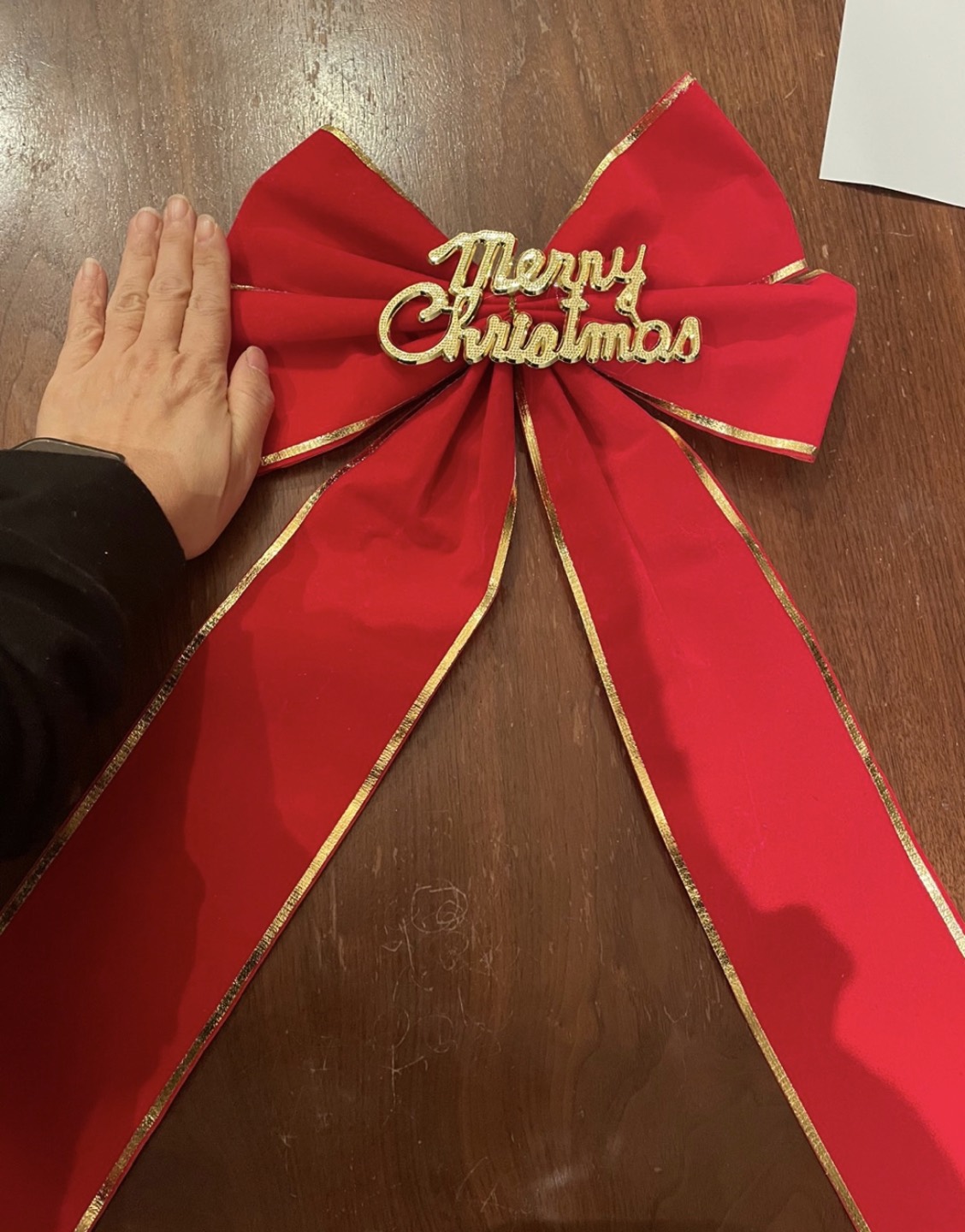 Free large Christmas bow thumbnail