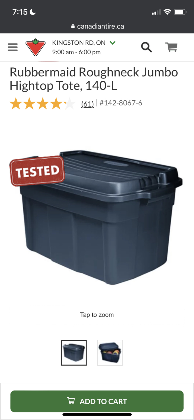 Rubbermaid Roughneck Jumbo Bins - photo 4