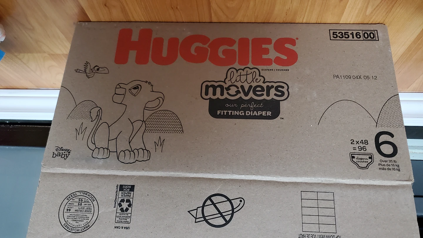 huggies diapers 96 count