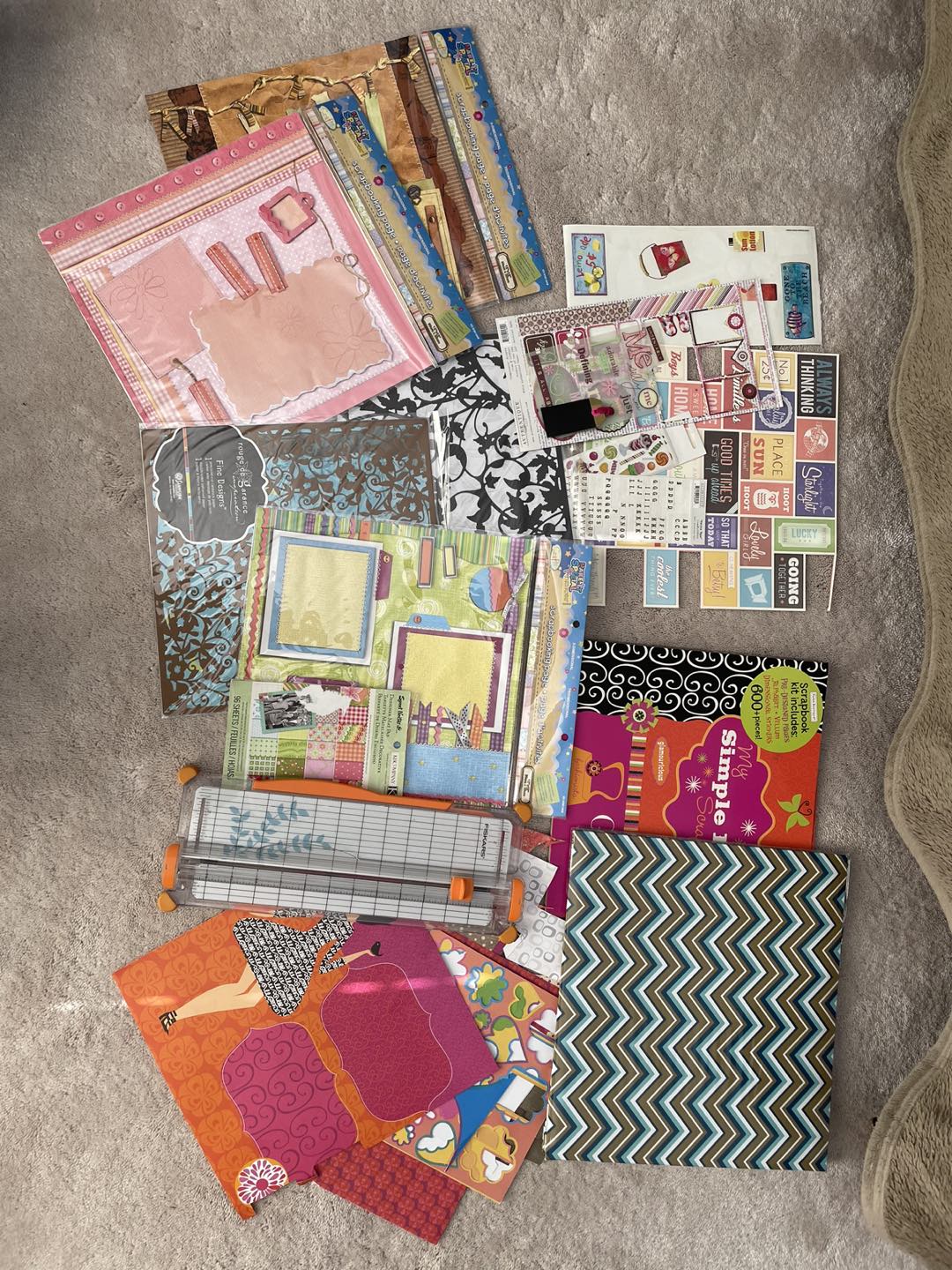 scrapbooking set