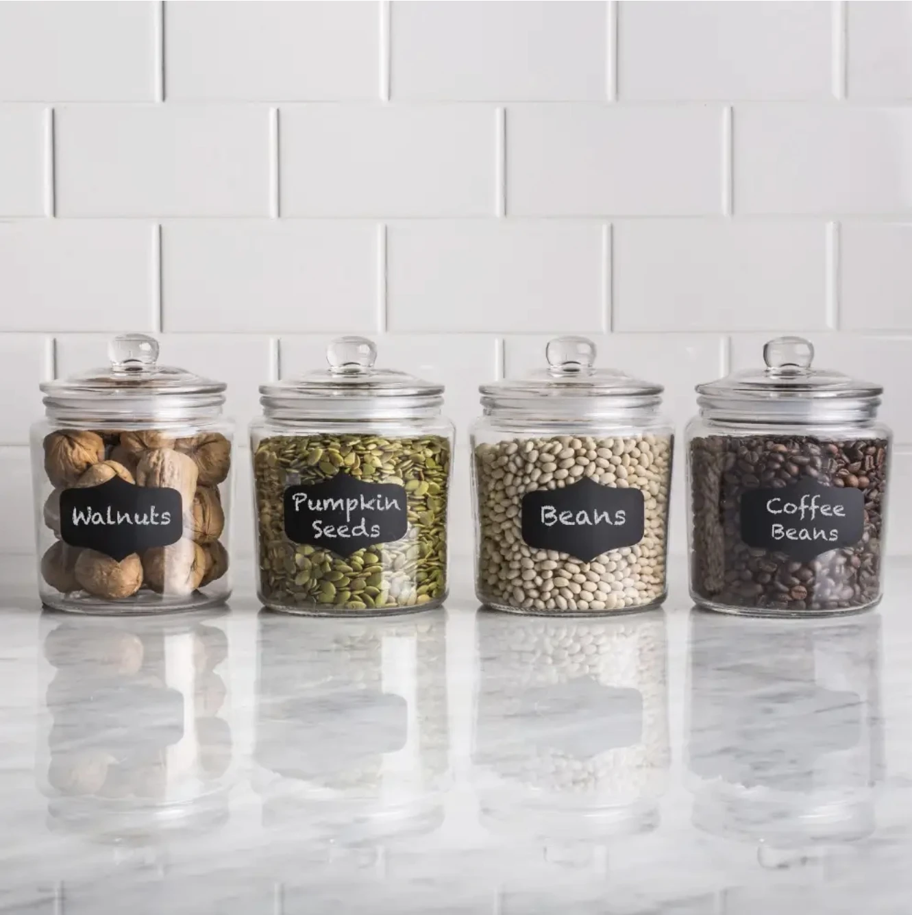 airtight glass jars - photo 2