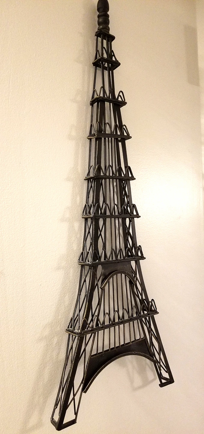 Eiffel Tower Metal Wall Decor - photo 2