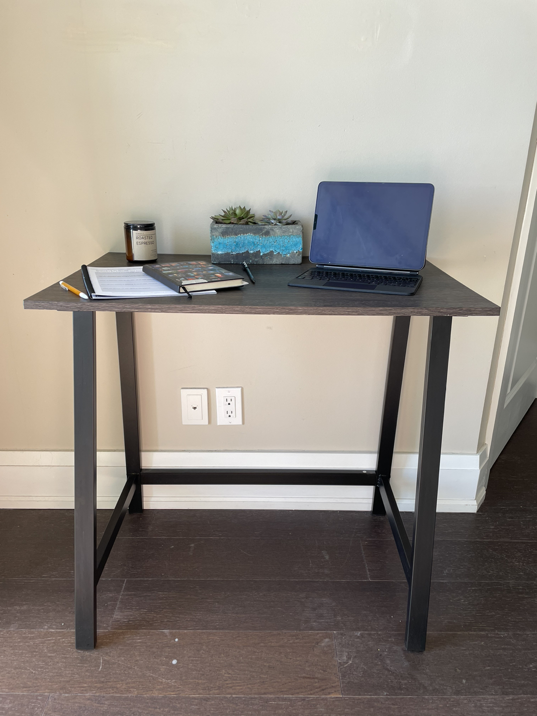 Desk with Metal Frame