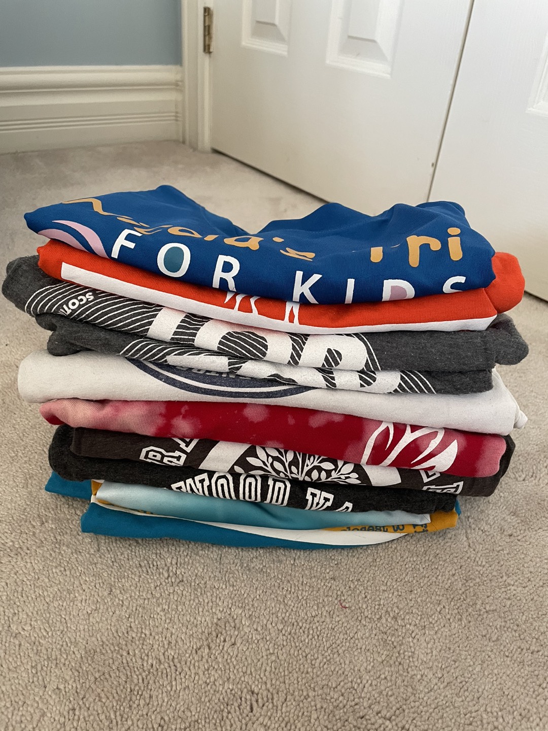 womens athletic tee clothing lot