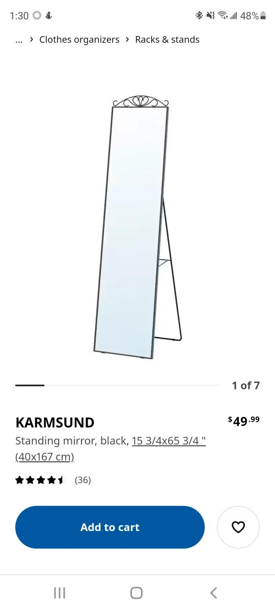 Standing mirror - IKEA KARMSUND - photo 4