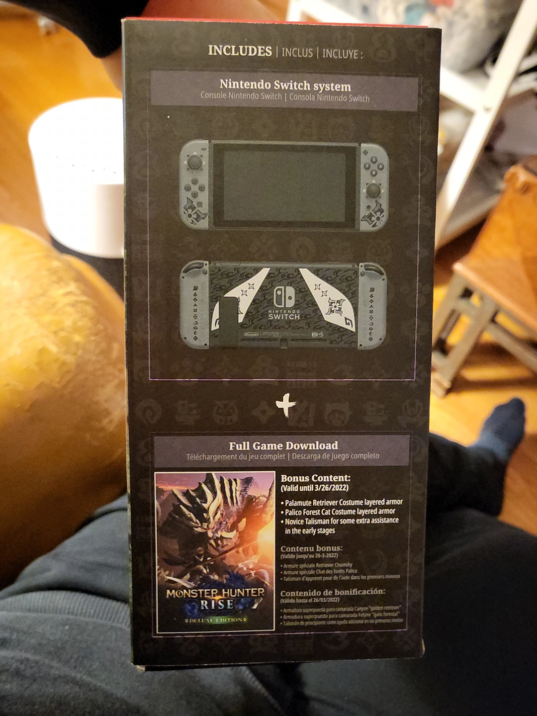 NEW Monster hunter rise Nintendo switch console system - photo 5