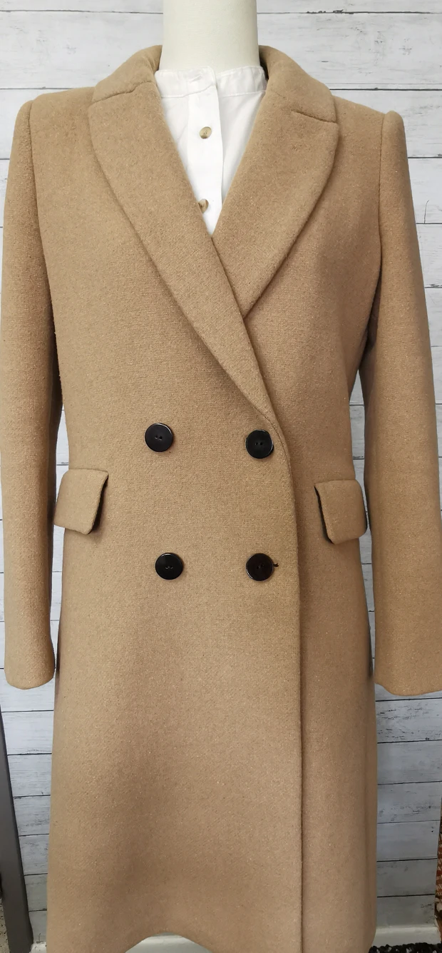 MANGO
Wool- Blend Double- Breasted women Coat. - photo 2
