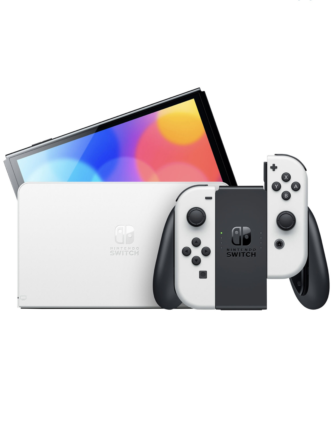 Nintendo Switch (OLED Model) console-white - photo 3