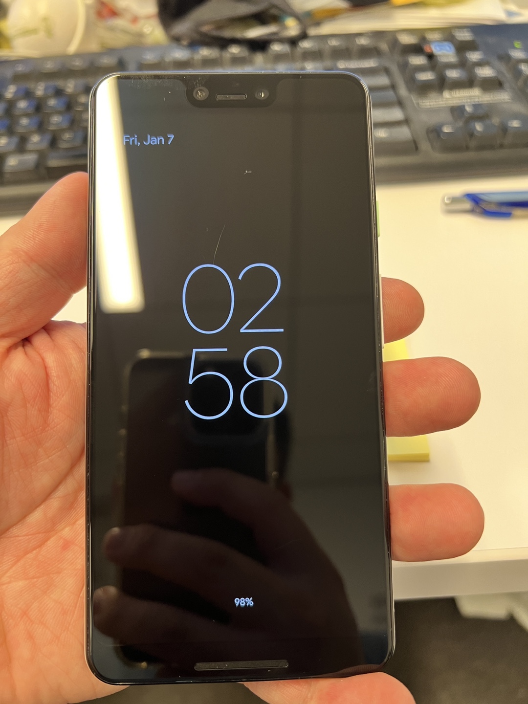 Excellent Unlocked white Google Pixel 3XL 128GB
