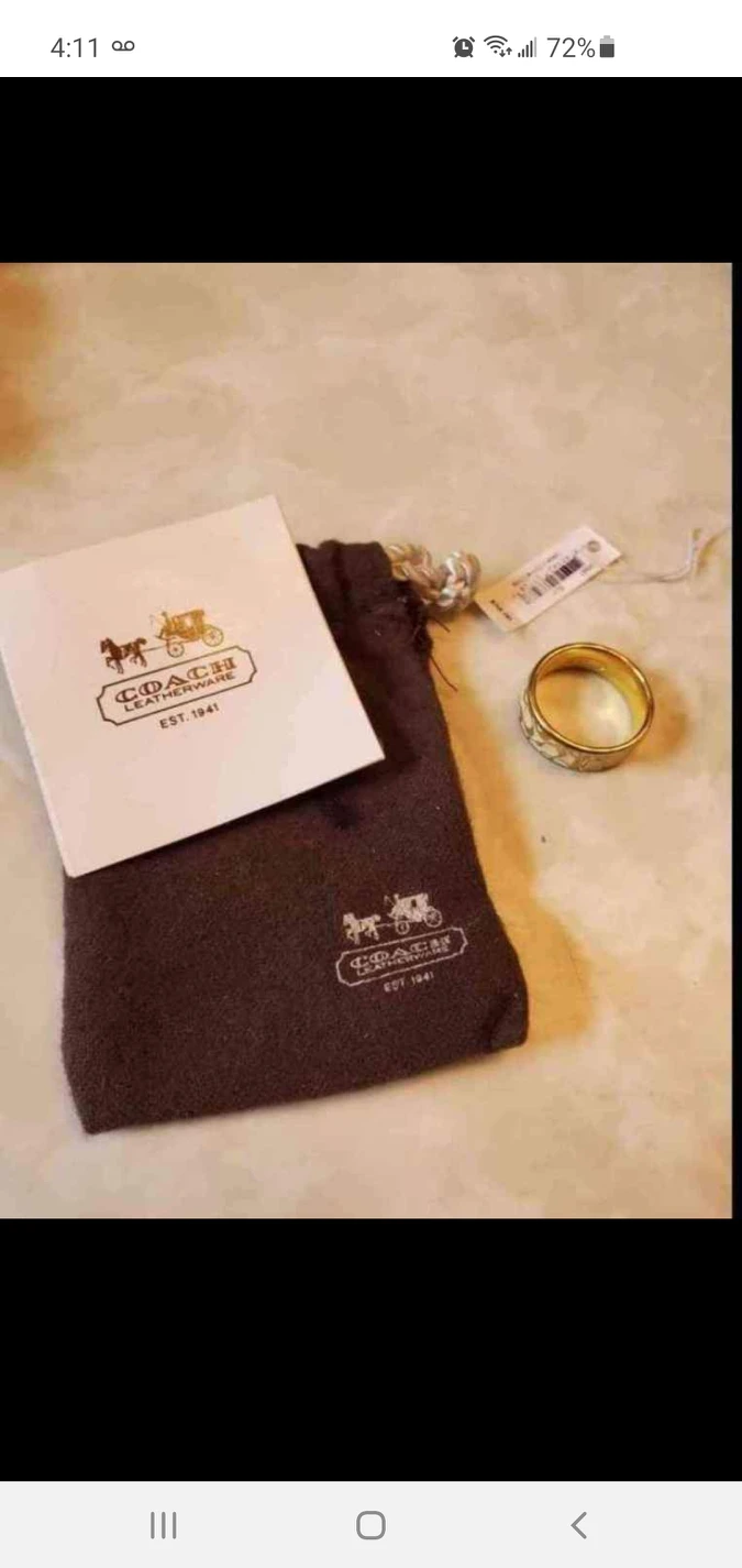 Authentoc Coach ring