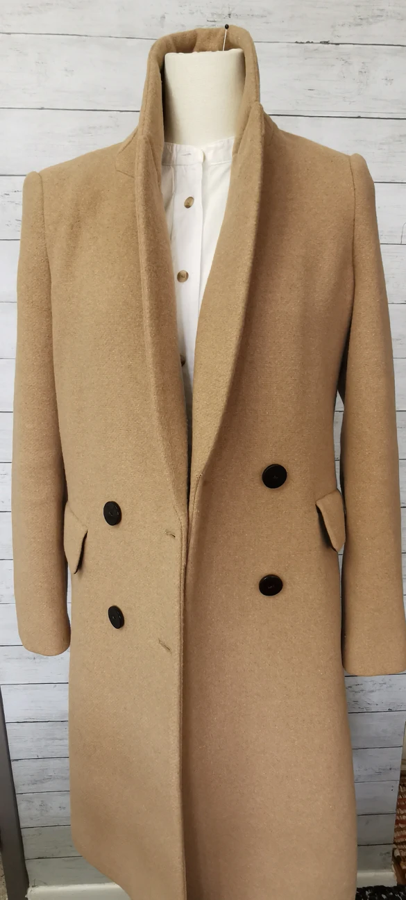 MANGO
Wool- Blend Double- Breasted women Coat. - photo 4