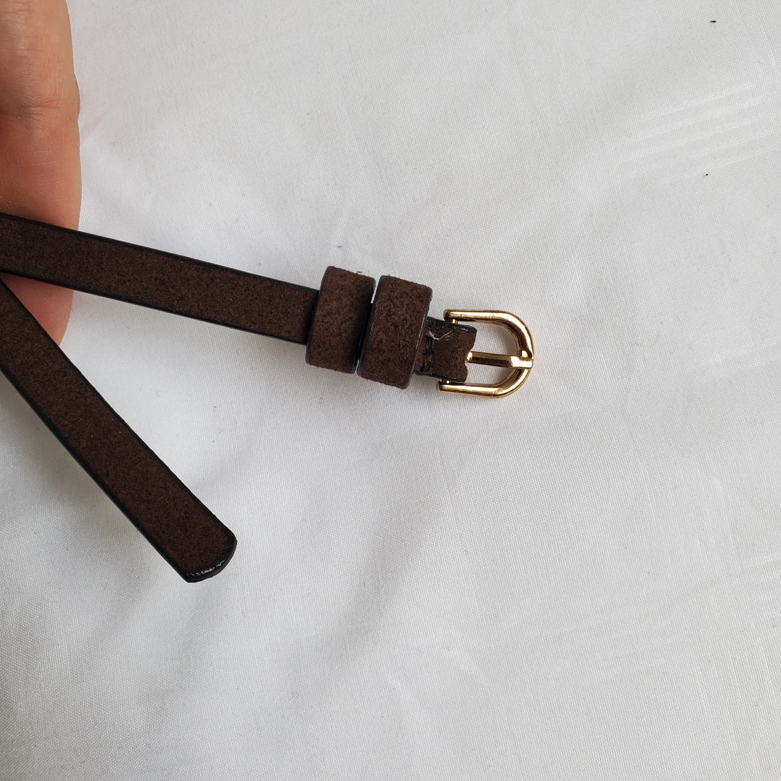 H&M Brown Suede Belt #freecycle - photo 5