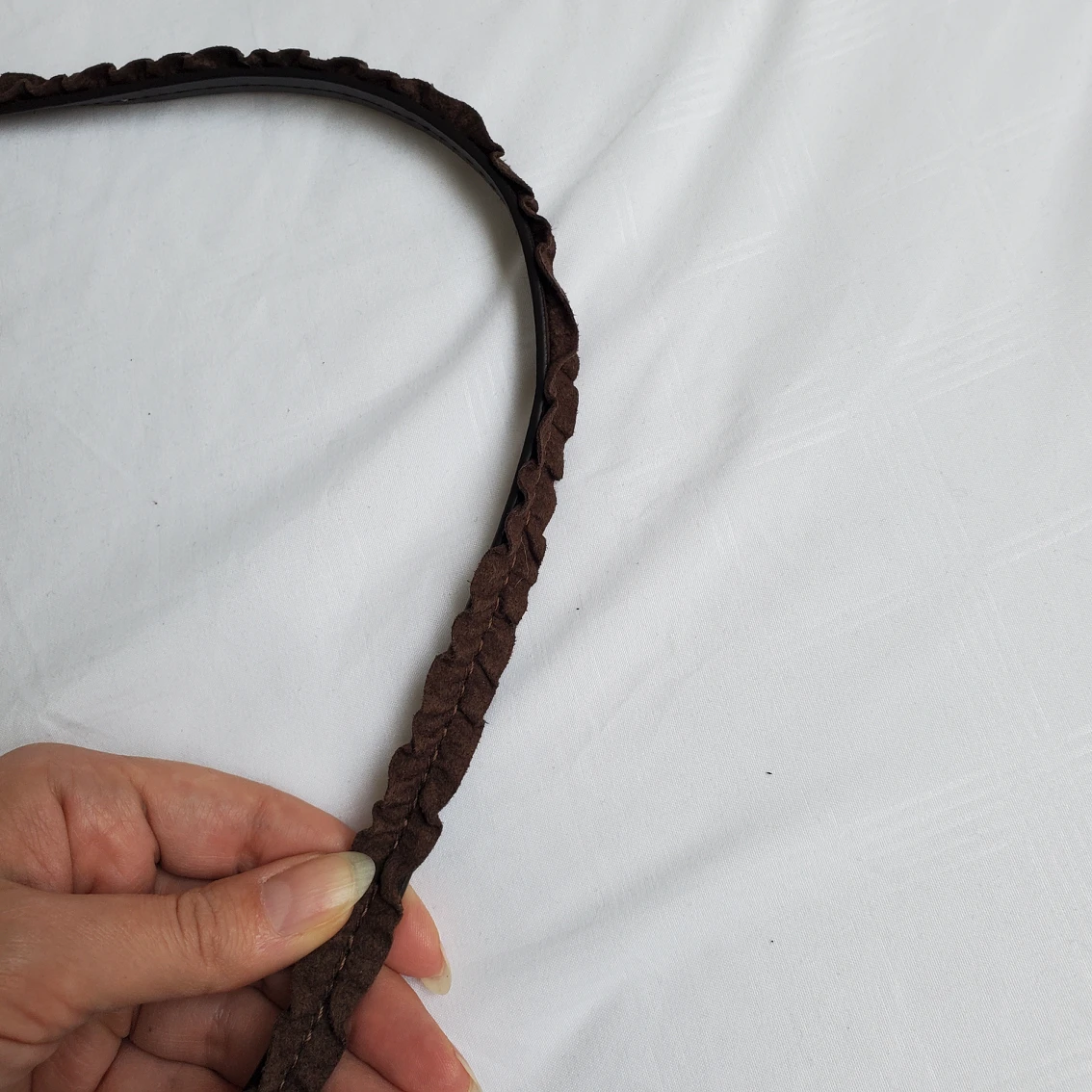 H&M Brown Suede Belt #freecycle - photo 3