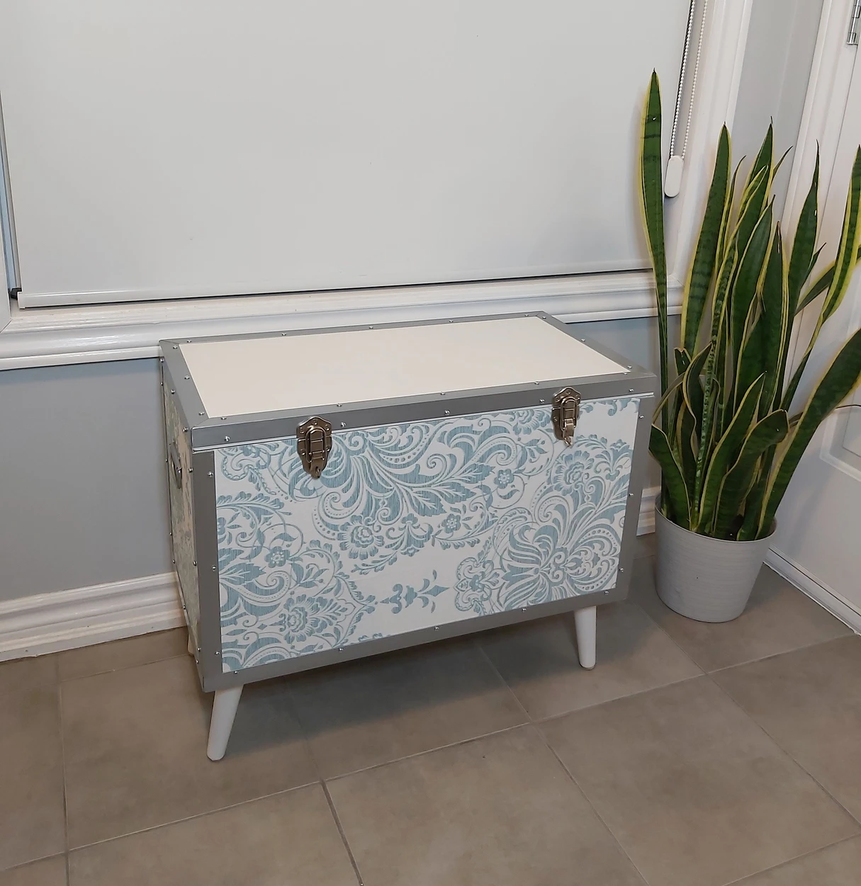 Refinished Vintage Trunk