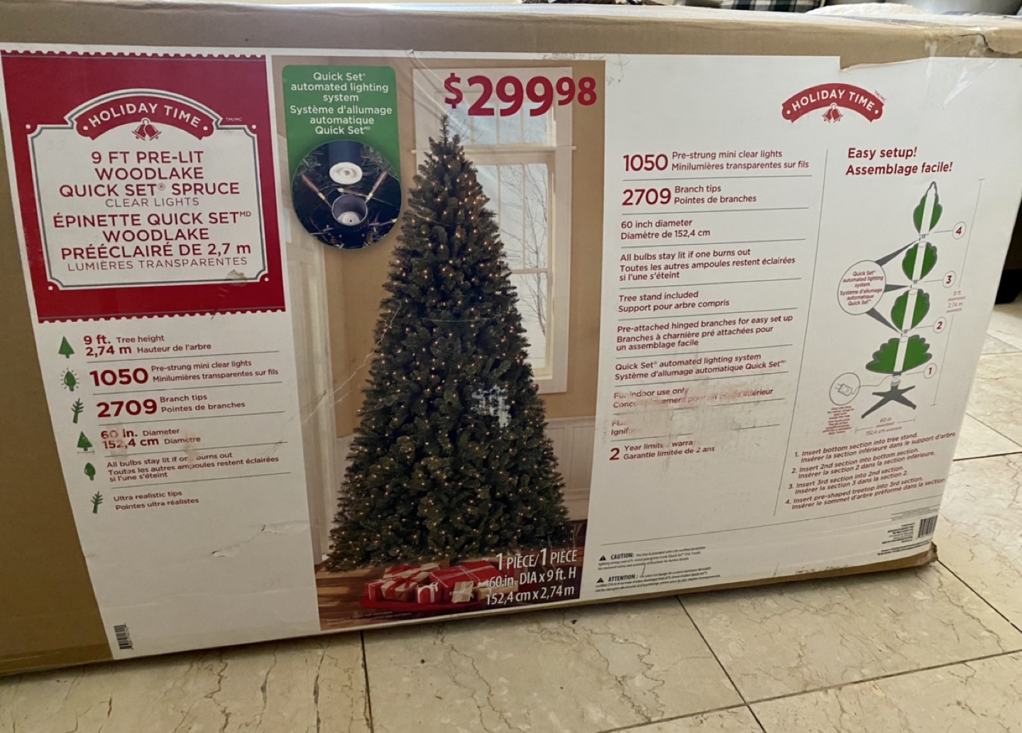9 foot Christmas tree!! - photo 2