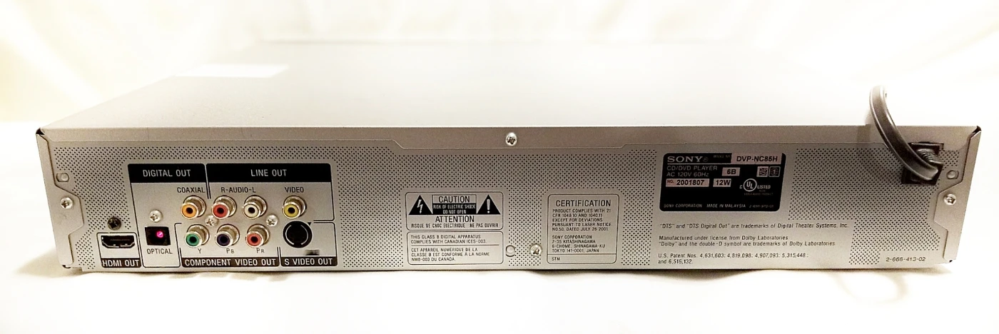 Sony 5-Multi Disk DVD Player - photo 4