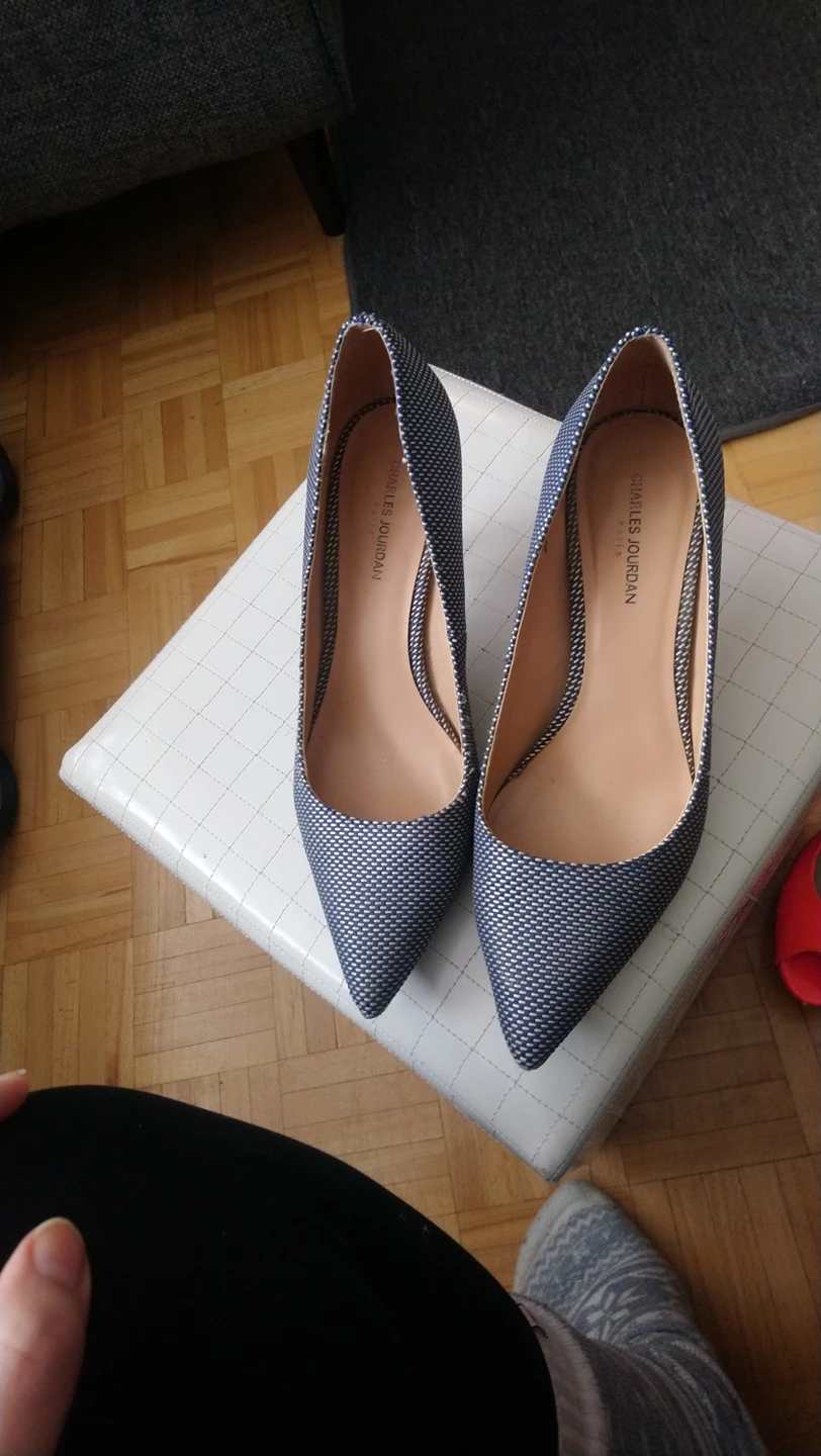 women high heels orange Aldo size 38 gray size 8 usa thumbnail