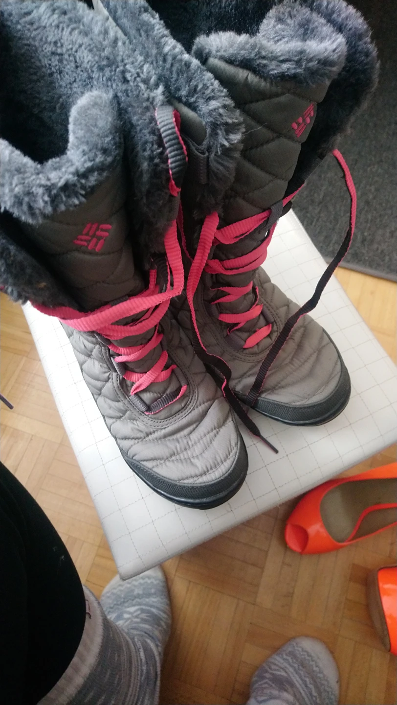 Colombia gray women boots siz 6 thumbnail