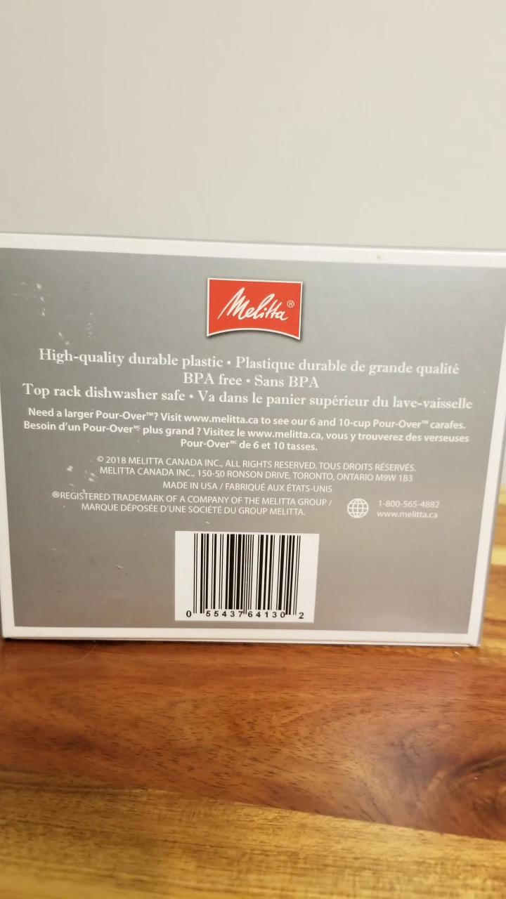 Brand new -Melitta pour over coffee maker 새것 - photo 3