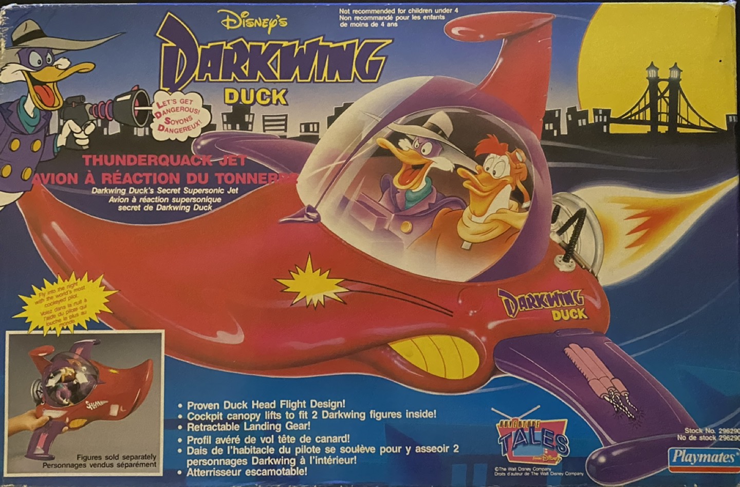 1991 Darkwing Duck ThunderQuack Jet