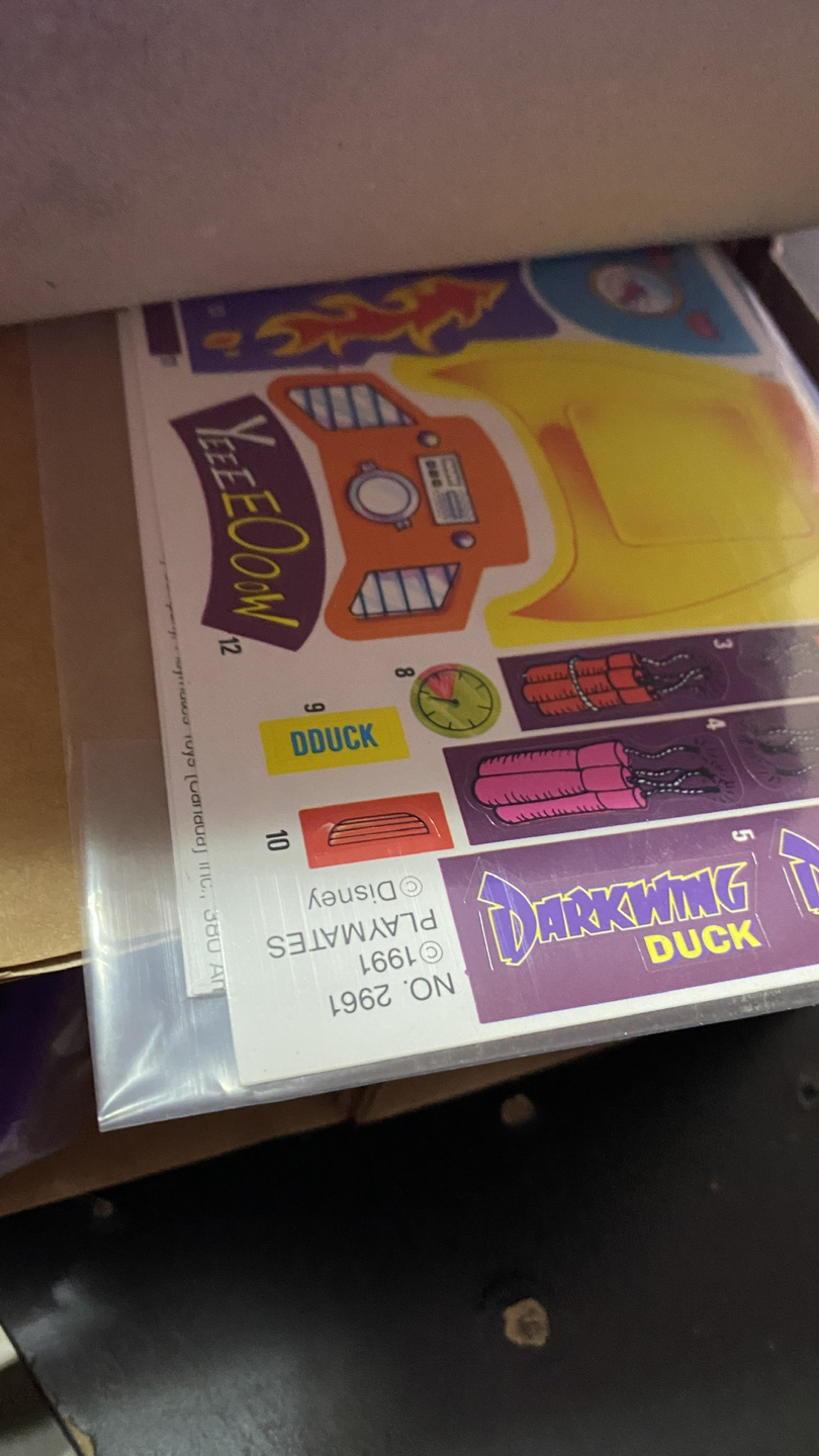 VINTAGE DARKWING DUCK (1991 Playmates/Disney) - photo 4