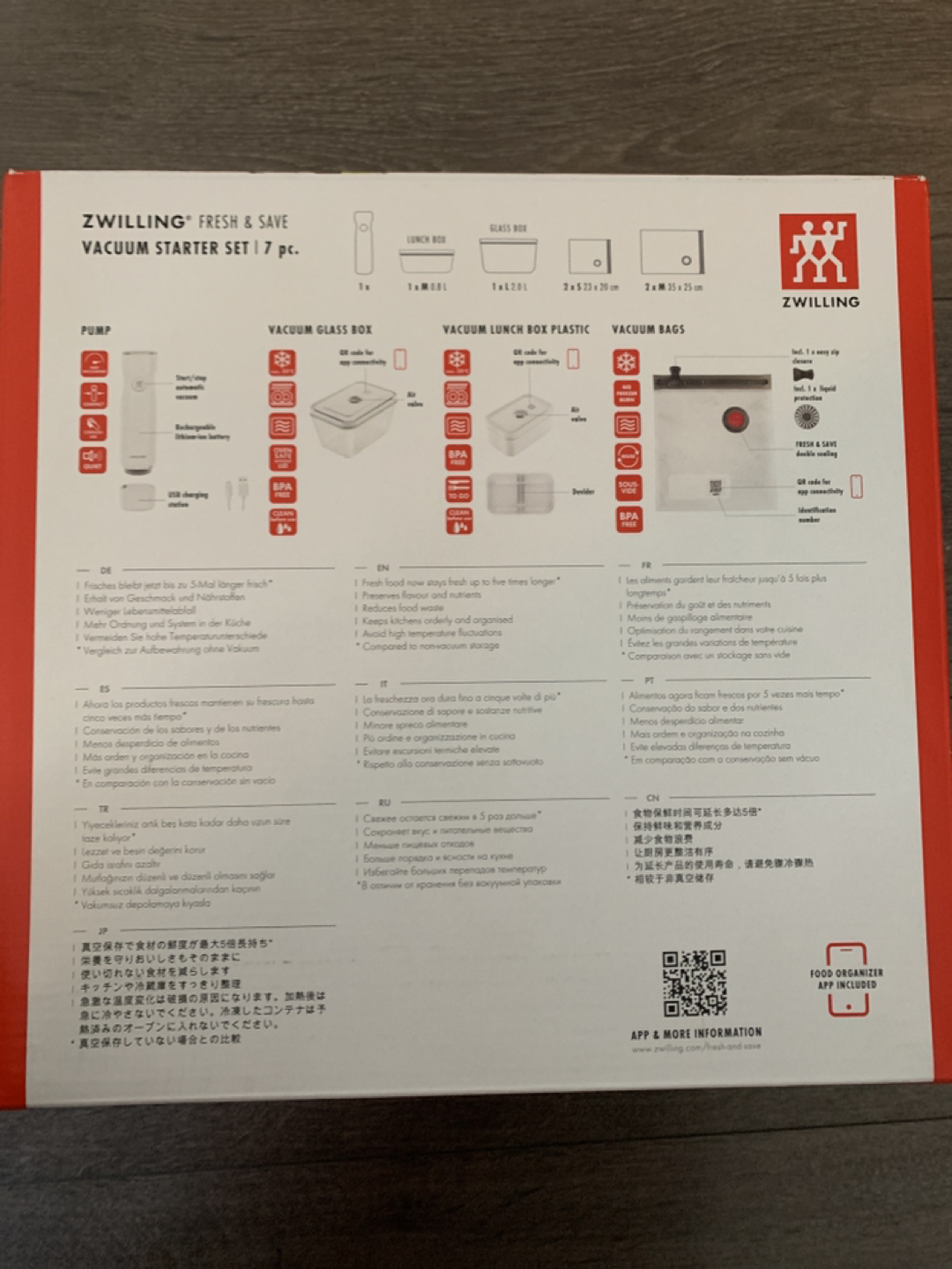 Zwilling vacuum starter set 7pc. (New) - photo 2