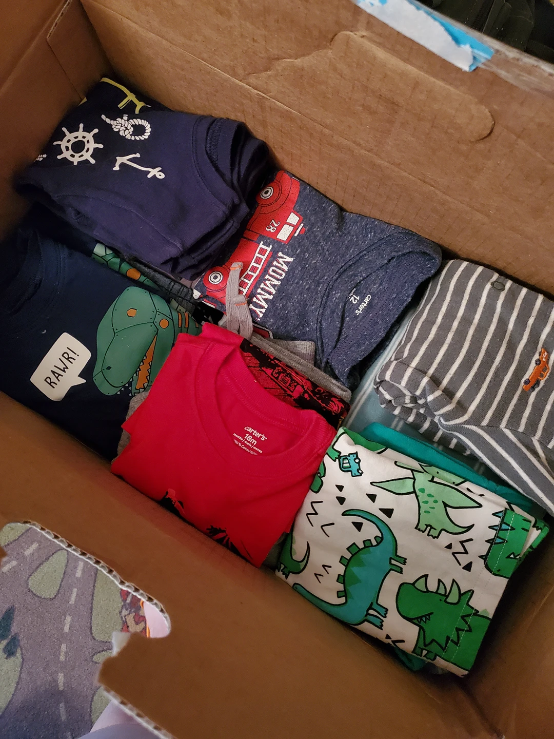 box of baby boy clothes (0-18m) - photo 2