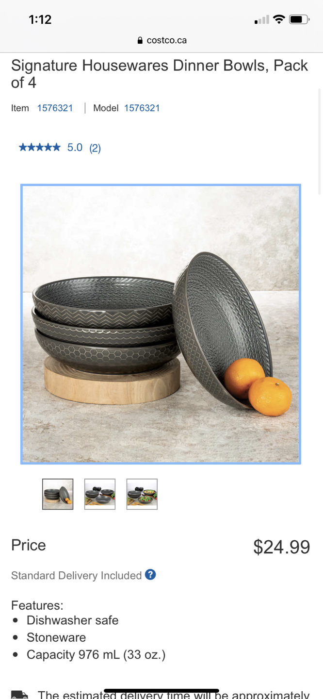 New Bowl set